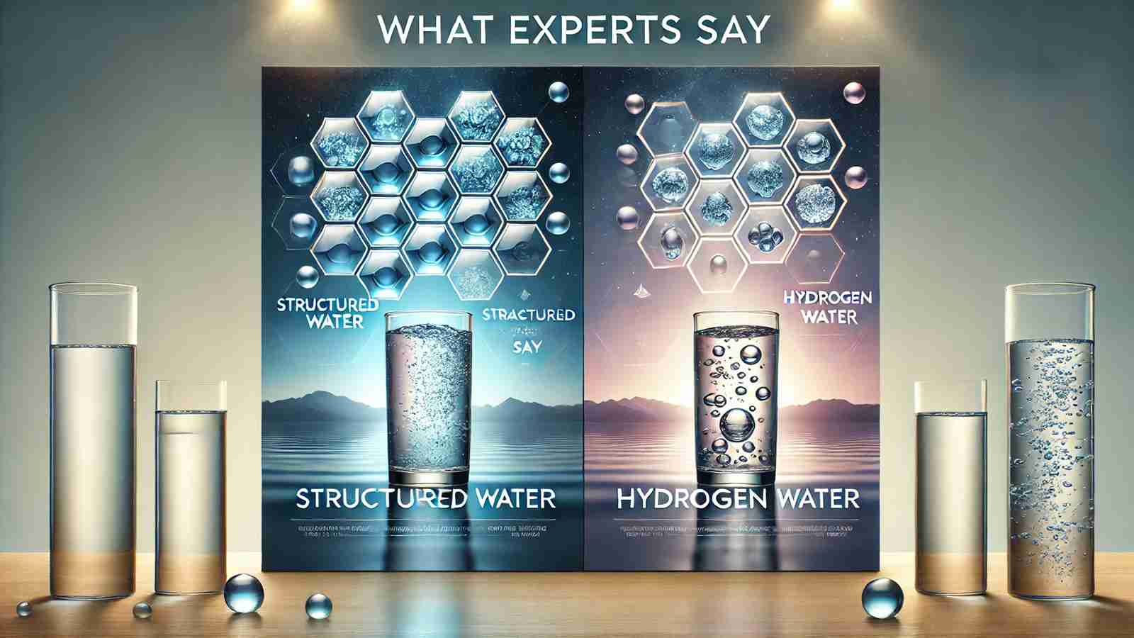 what experts say about structured and hydrogen water