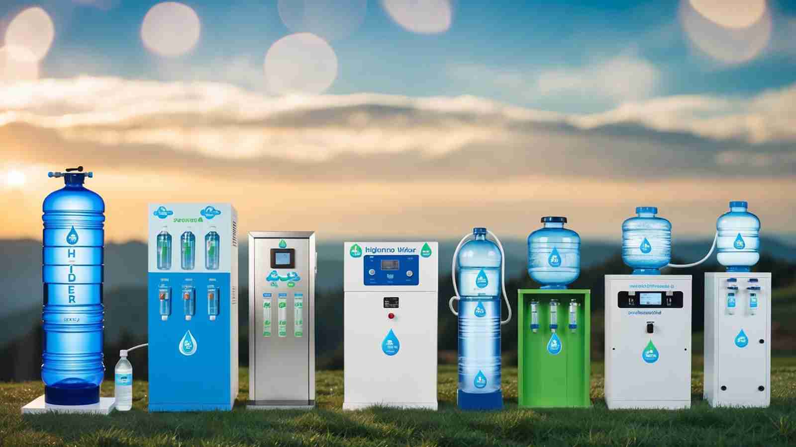 types of hydrogen water machines